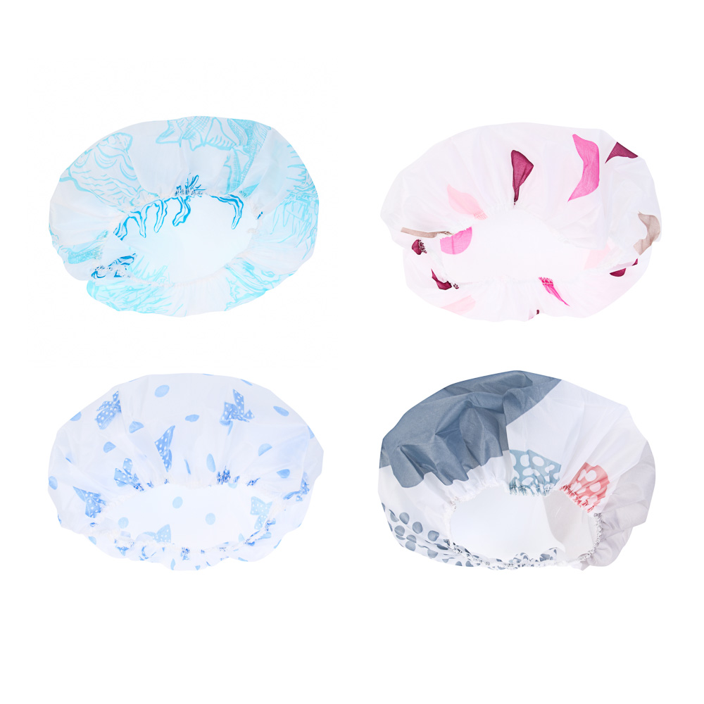 Шапочка для душа тм VETTA водостойкая, повышенной плотности, полиэстер, 4 дизайна - #1