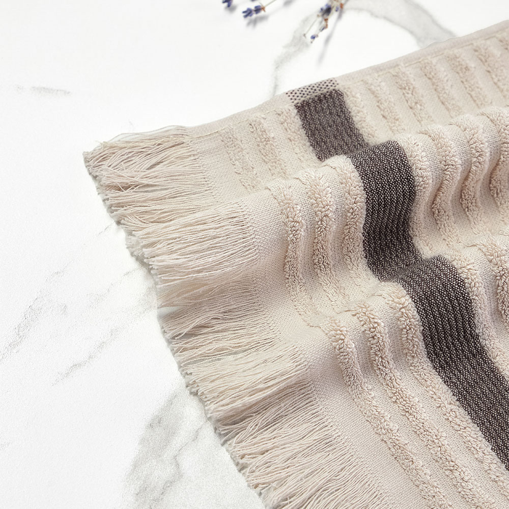 PROVANCE Хейзел Полотенце махровое, 100% хлопок, 30х50см, 500гр/м, бежевый - #6