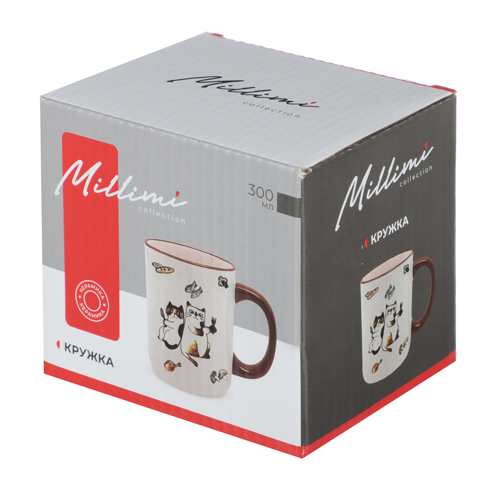 Кружка 300мл, тм MILLIMI Котовасия, керамика - #5