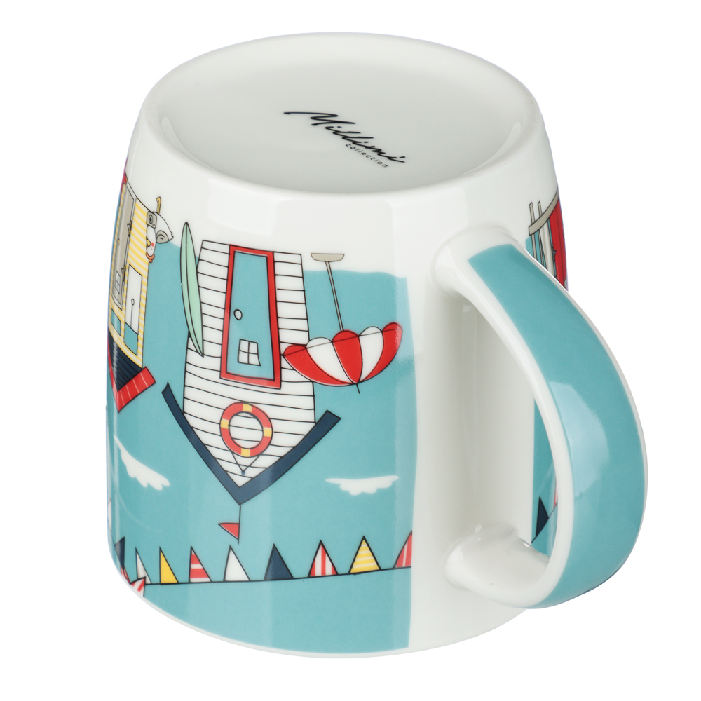 Кружка Ярмарка тм MILLIMI, 365мл, 4 дизайна, фарфор - #5