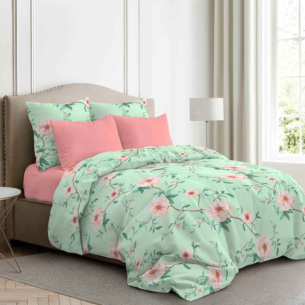 PROVANCE Магия мяты Простыня 1,5, 150х220см, поплин 110гр/м, 100% хлопок, 2 цвета - #4