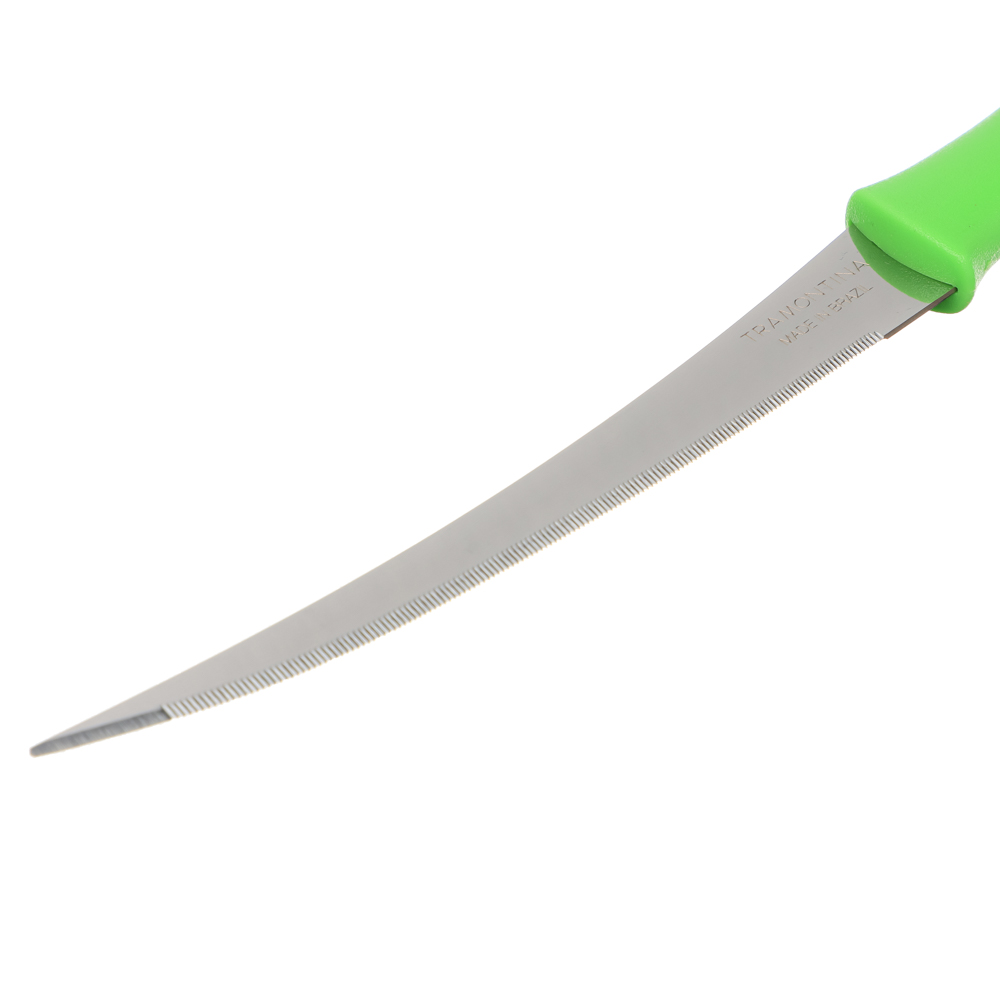 Tramontina Athus Нож для томатов 12.7см, зеленая ручка 23088/025 - #2