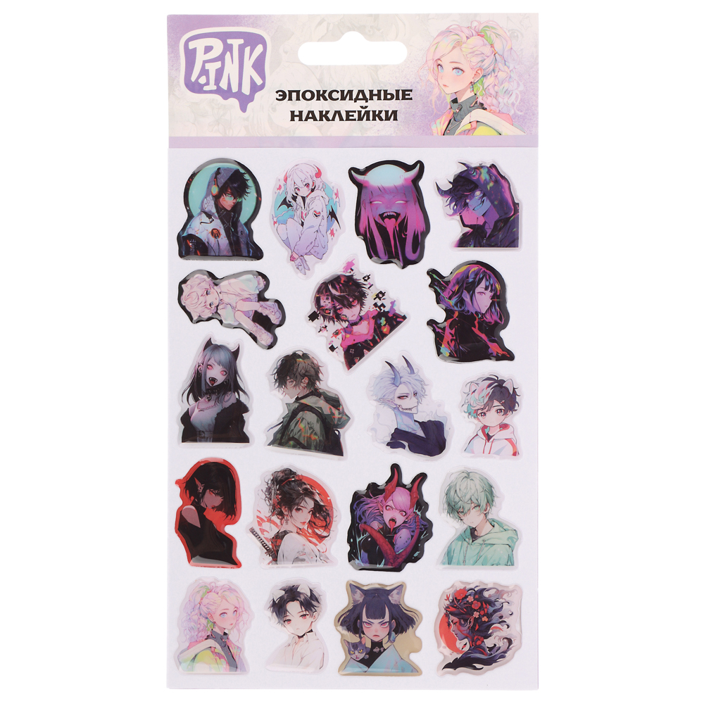 Наклейки эпоксидные, 11x20 см, в ассортименте - #7