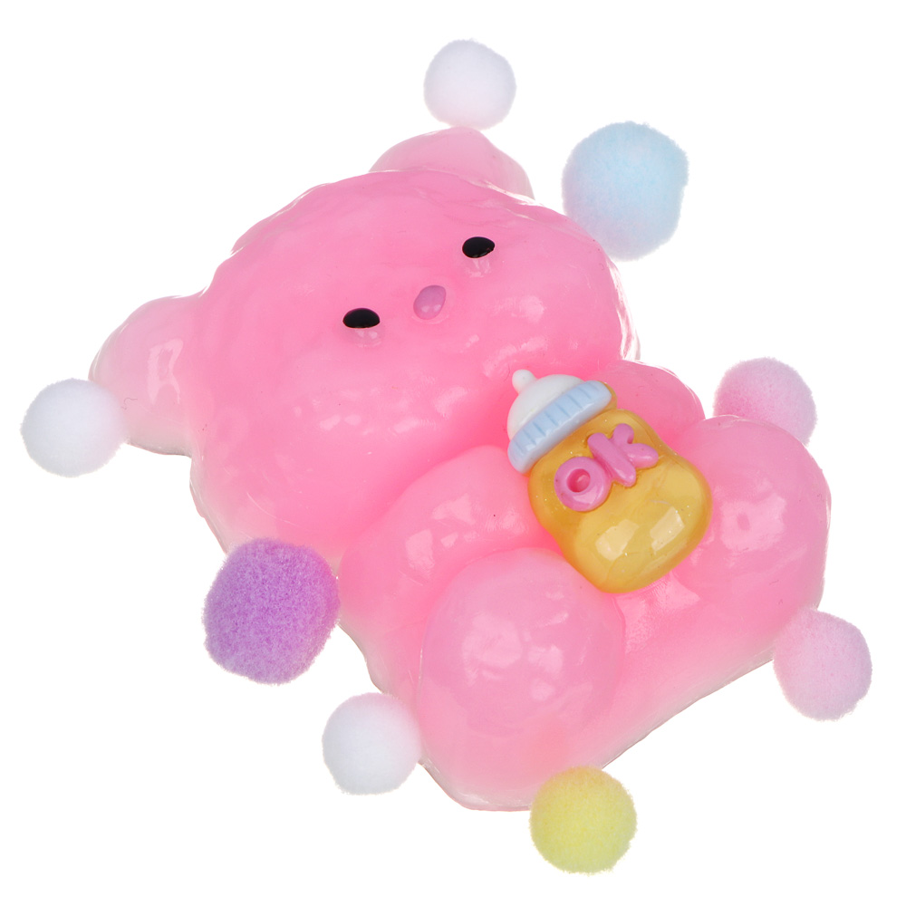 ИГРОЛЕНД Игрушка антистресс, мялка "Пушистые зверушки", TPR, 14,5х12см, 5 дизайнов - #5