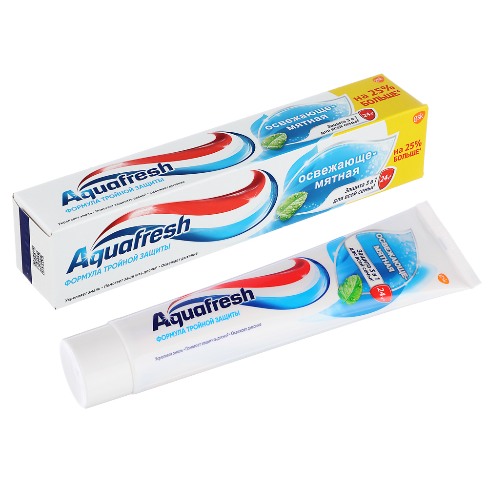 Зубная паста Aquafresh освежающе-мятная, 125 мл - #1