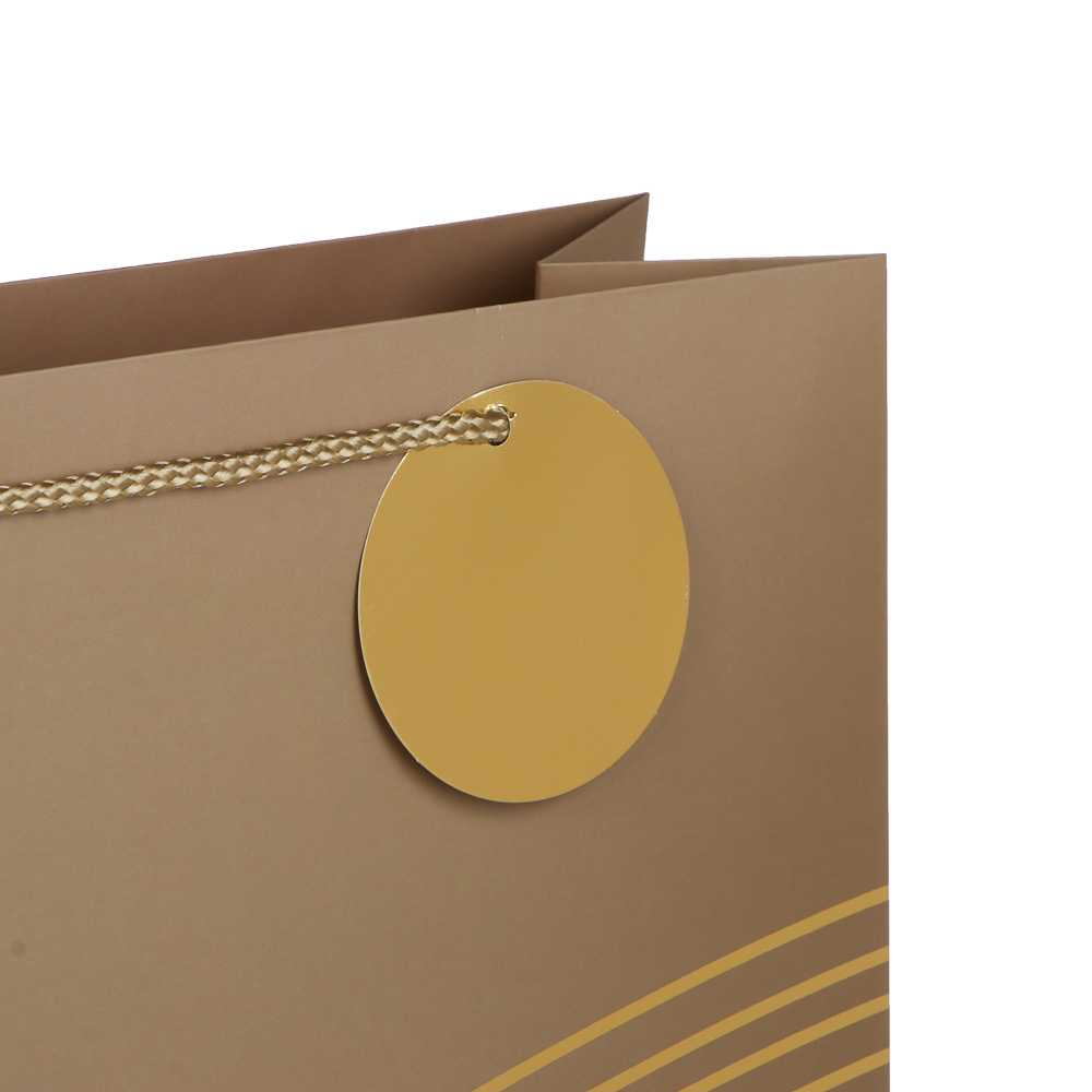 Пакет тм Fntastic подарочный, с шильдиком, XXL 40x30x12см, тиснение, бумага, арт.15, 3 дизайна - #3