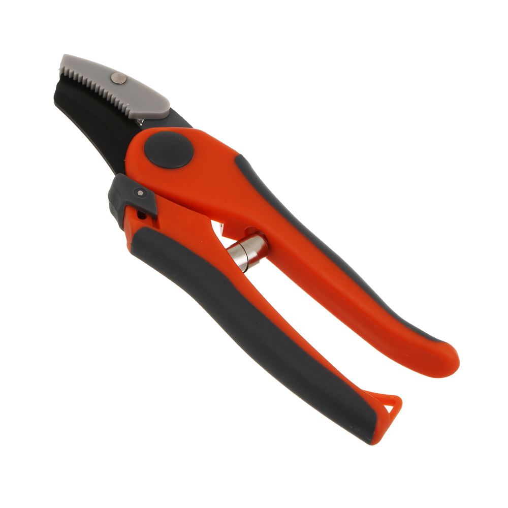 INBLOOM Секатор садовый (контактный) с наковальней, сталь 65м, PP+TPR - #4