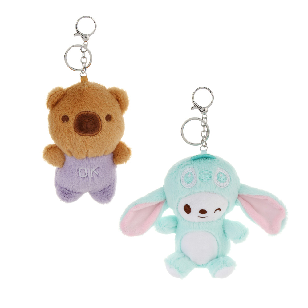 Брелок-подвес мягкий "Милаш" в костюмчике, полиэстер, металл, ИГРОЛЕНД, 1811-40 - #1