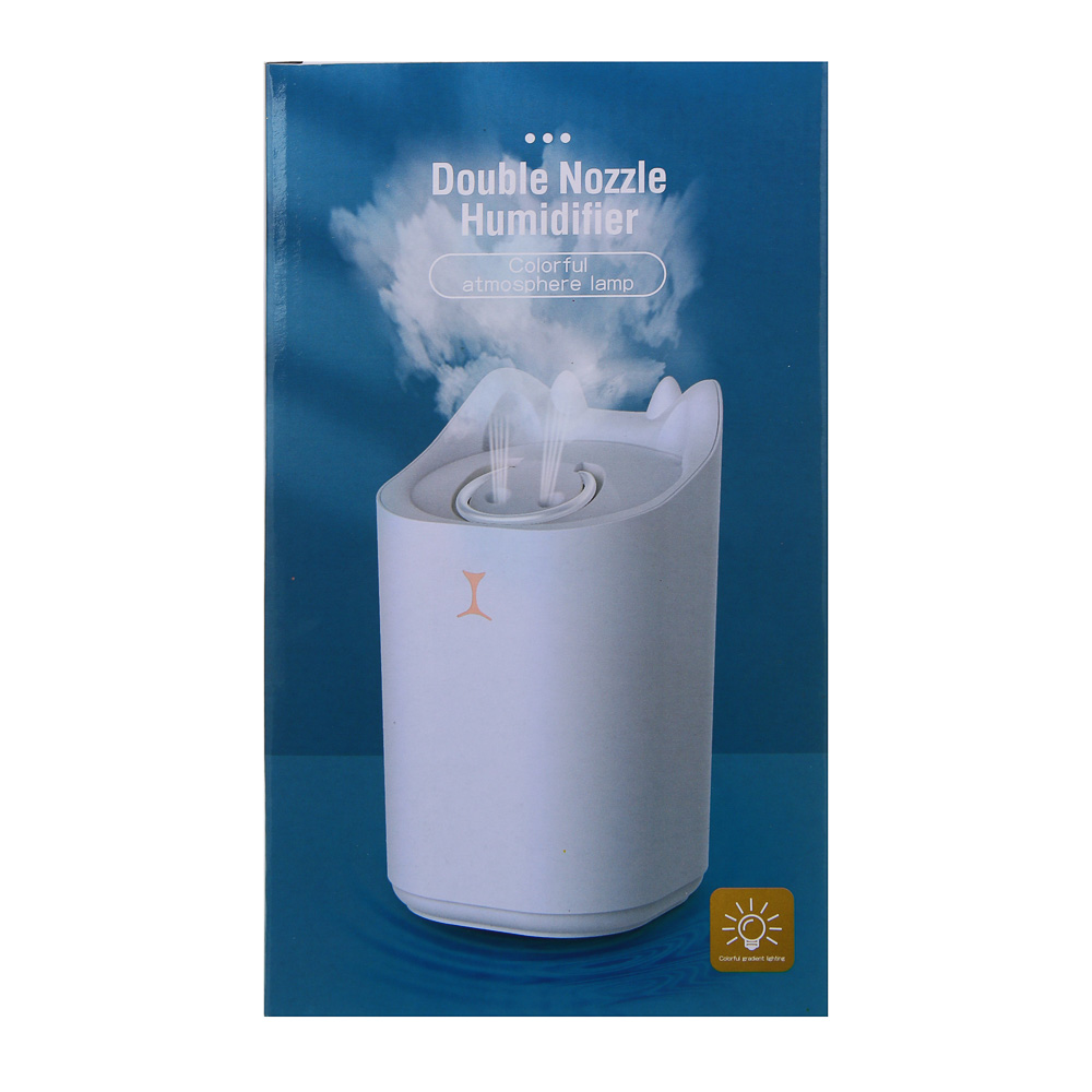 LEBEN Увлажнитель воздуха, 3,3л, 25x14x14см, питание от USB, 5Вт, белый - #13