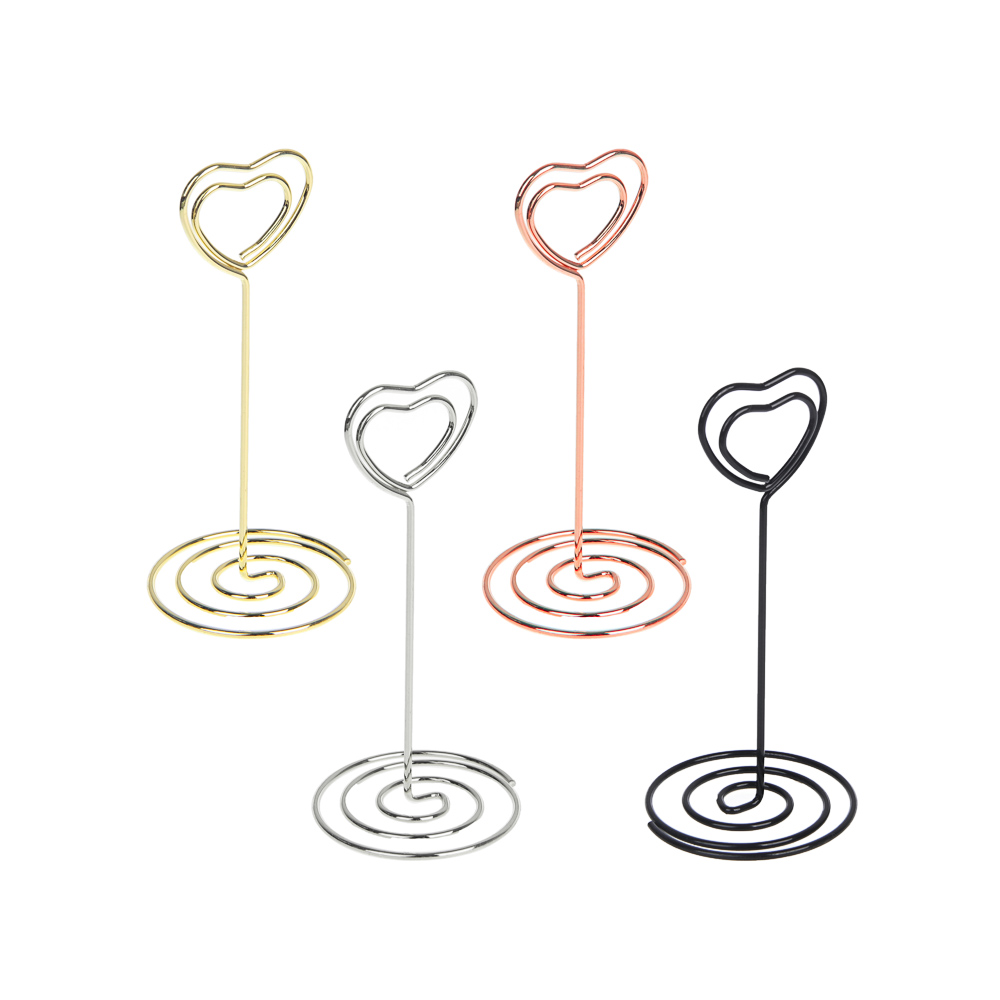 Держатель для фотографий тм LADECOR 8 см, металл, 4 вида - #1