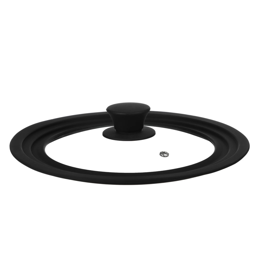 SATOSHI Крышка универсальная стекло/силикон с ручкой, 20-22-24см - #1