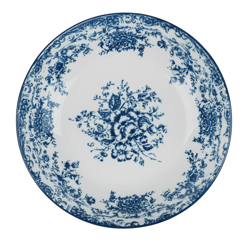 Тарелка для супа/салатник 20см, тм MILLIMI, Элеганс, фарфор - #5