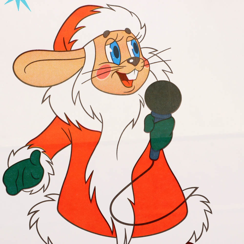 Пакет подарочный с кручеными ручками 24х10,5х32 см, «Ну, погоди! А ну-ка, давай-ка» внутри белый - #3