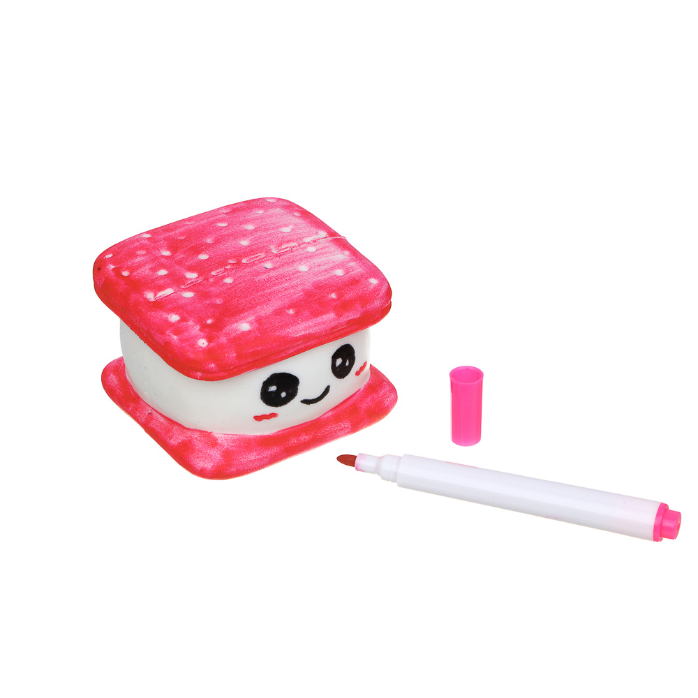 ХОББИХИТ Набор для творчества "Сквиш под раскраску", PU, 7х11х7см, 3 дизайна - #3