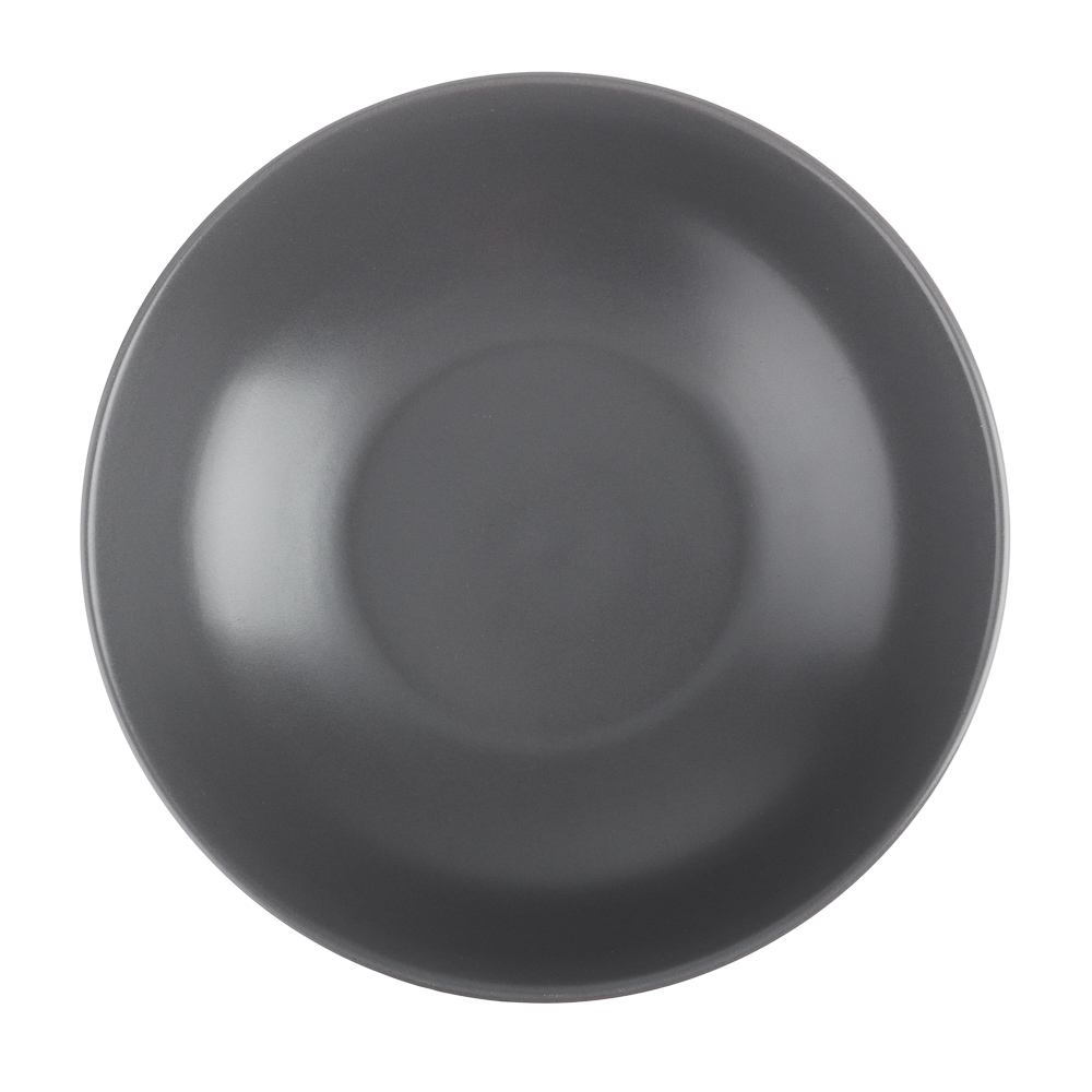 MILLIMI Салатник 880мл, 20х5.4см, керамика, графит - #4