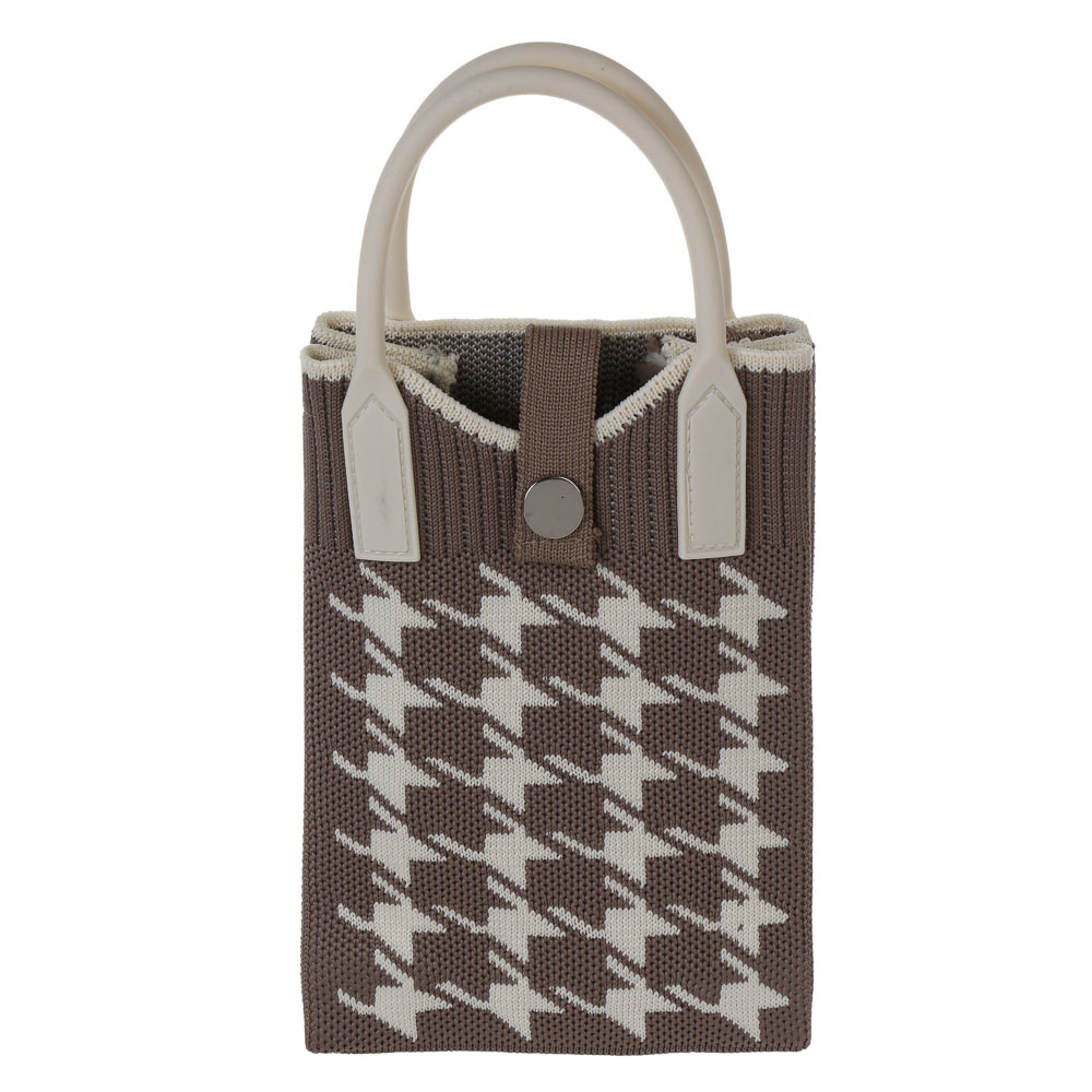 Сумочка кроссбоди на кнопке с длинным ремнем тм ЮL Бьянка, полиэстер,  19х13 см, 3 дизайна - #2