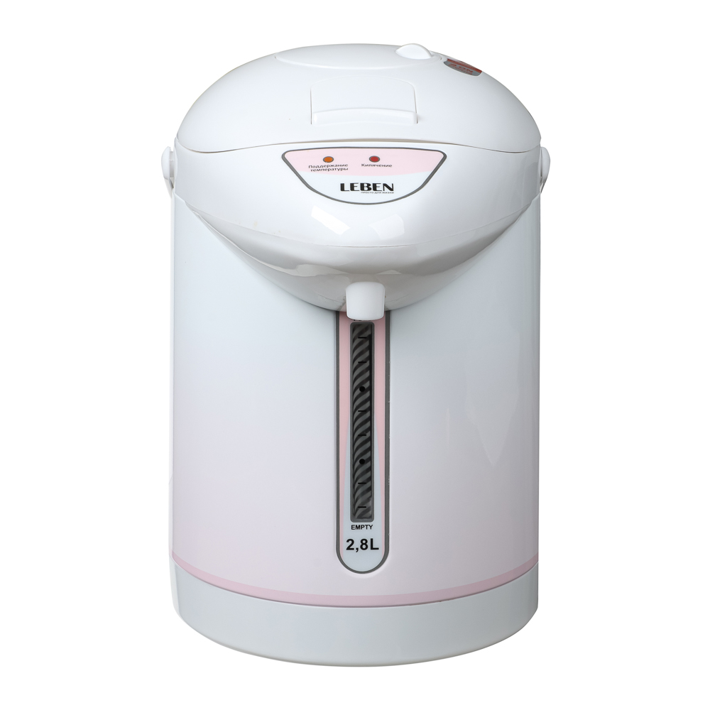 LEBEN Чайник-термопот 2,8л, 750Вт, автоматич. поддержание температ., механич.помпа - #4