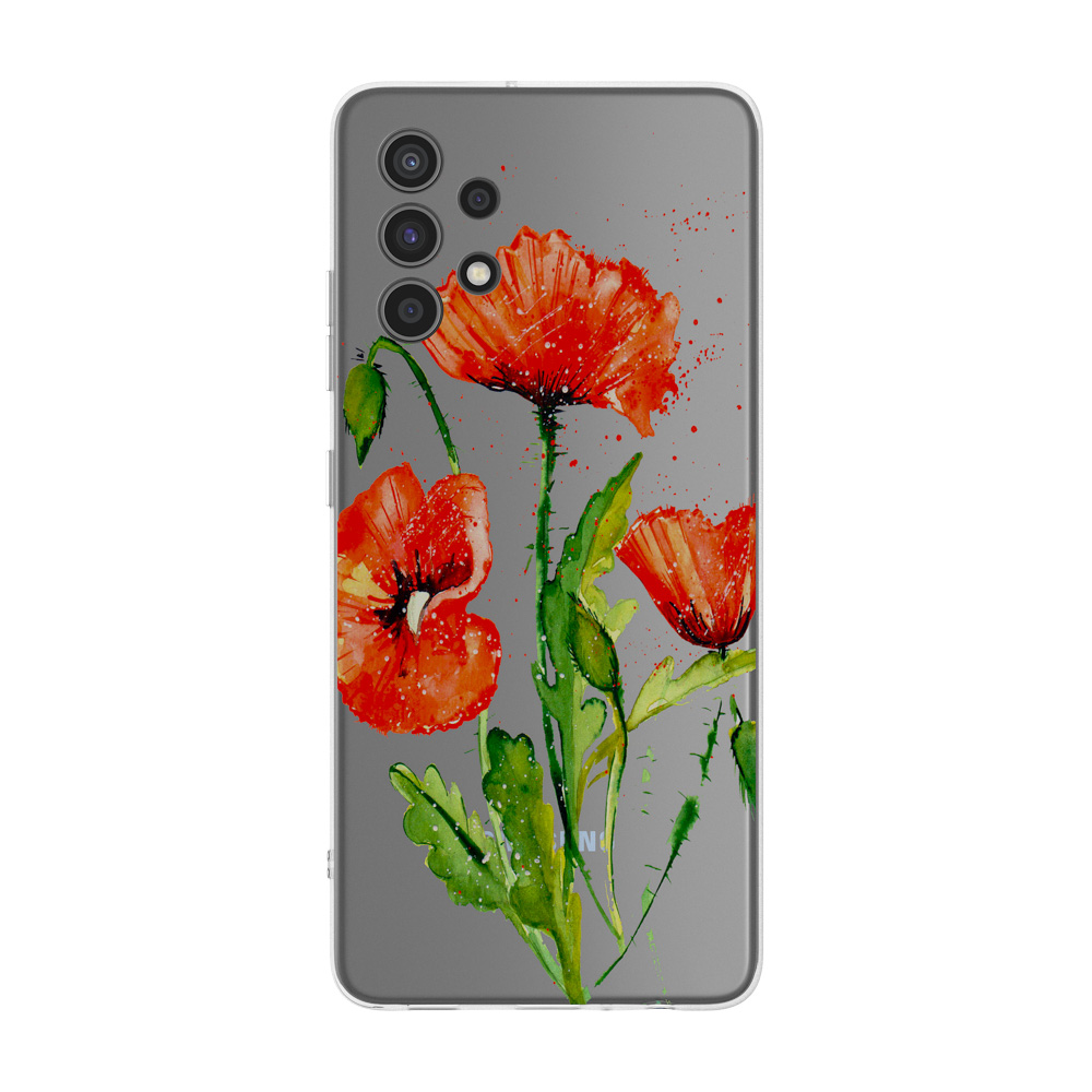 Чехол для смартфона Forza "Цветы" на Samsung A 32, серия 2 - #1