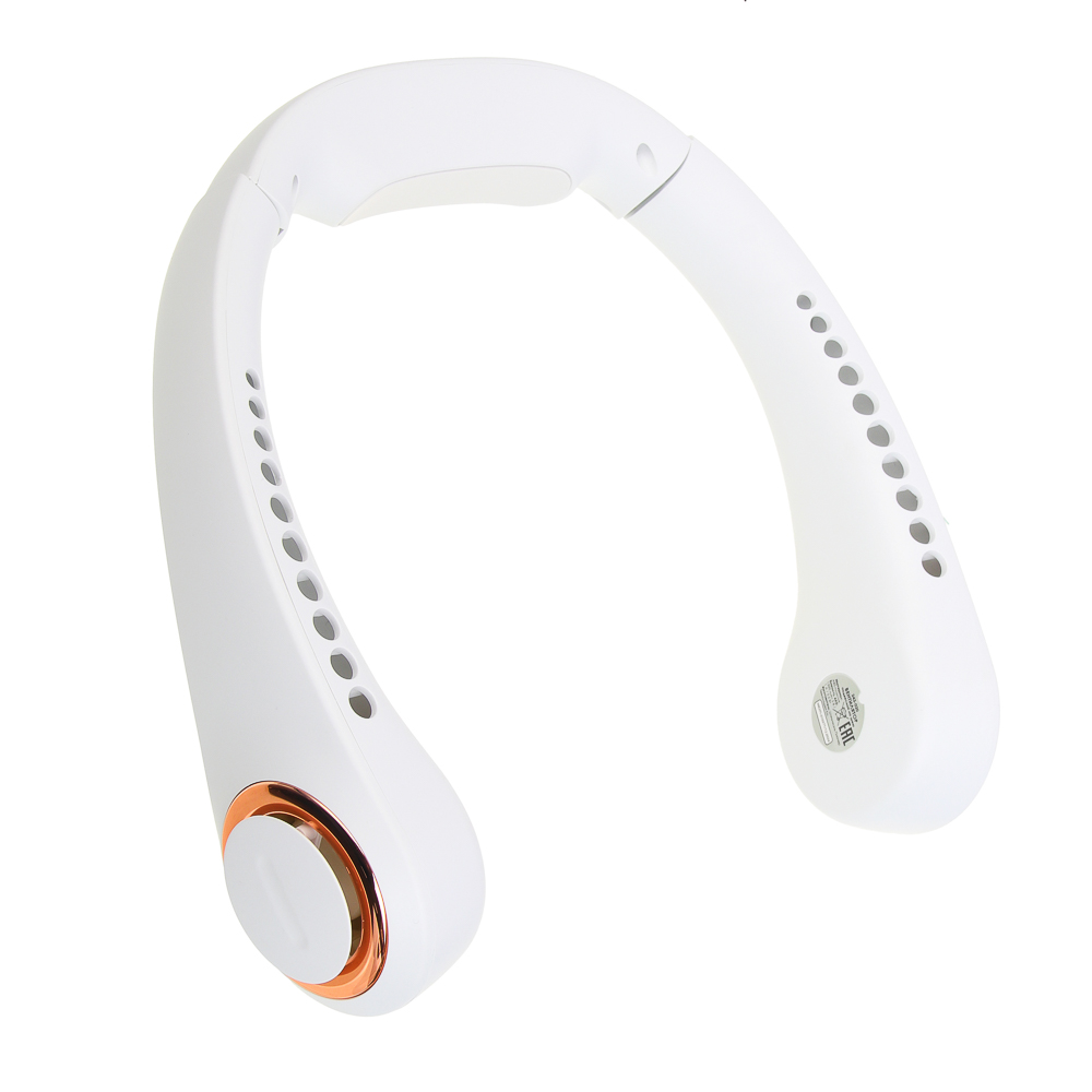 Вентилятор на шею тм LEBEN, 3.7в/500мАч, белый - #4