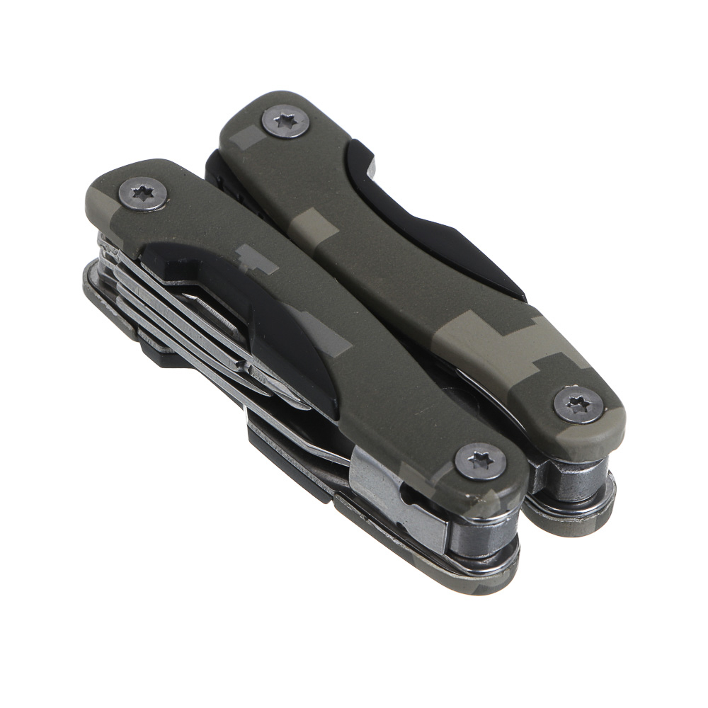 Мультитул многофункциональный тм BY Русские Супергерои, 15 функций, нержавеющая сталь, 9,9 см - #5