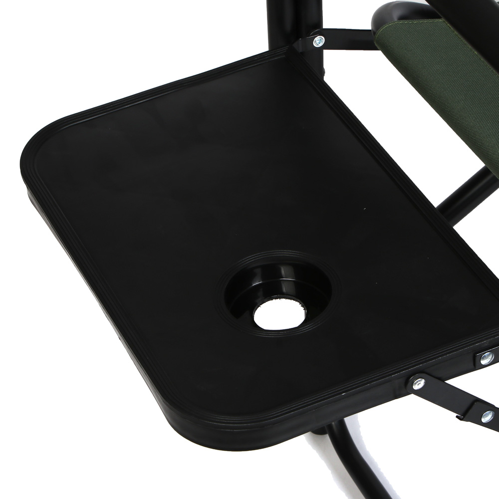 Кресло складное тм РУССО ТУРИСТО, с подлокотниками и столиком, до 120 кг, 78х56х45см - #7