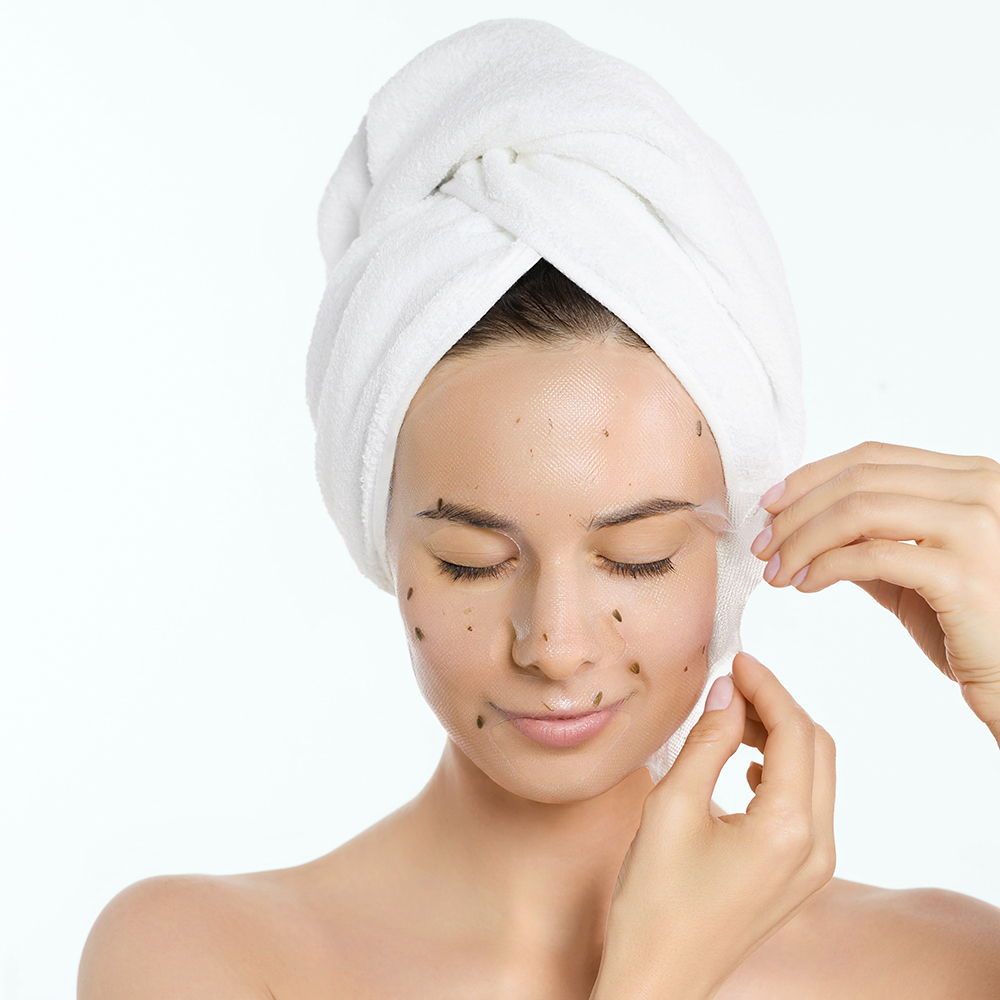 ЮНИLOOK Маска для лица гидрогелевая с лепестками лаванды, 28 гр - #17