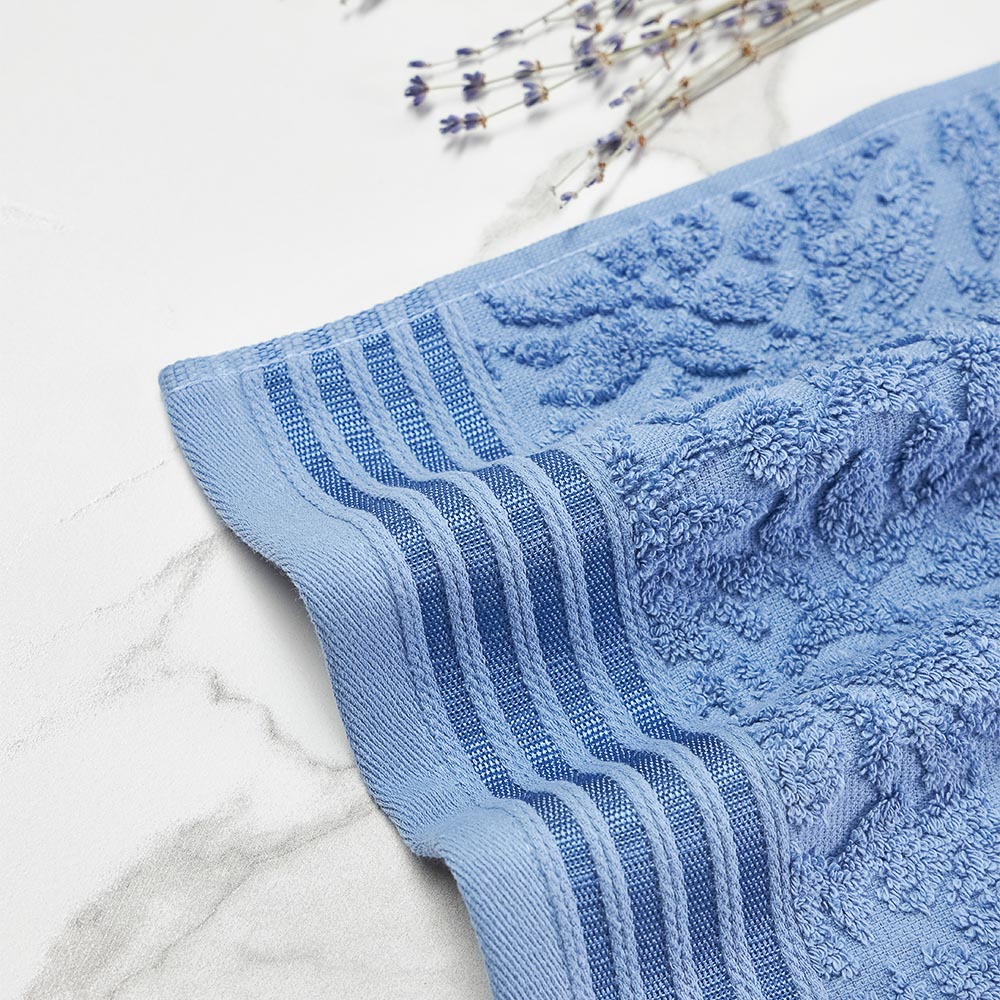 PROVANCE Нэви Полотенце махровое, 100% хлопок, 30х50см, 500гр/м, синий - #9