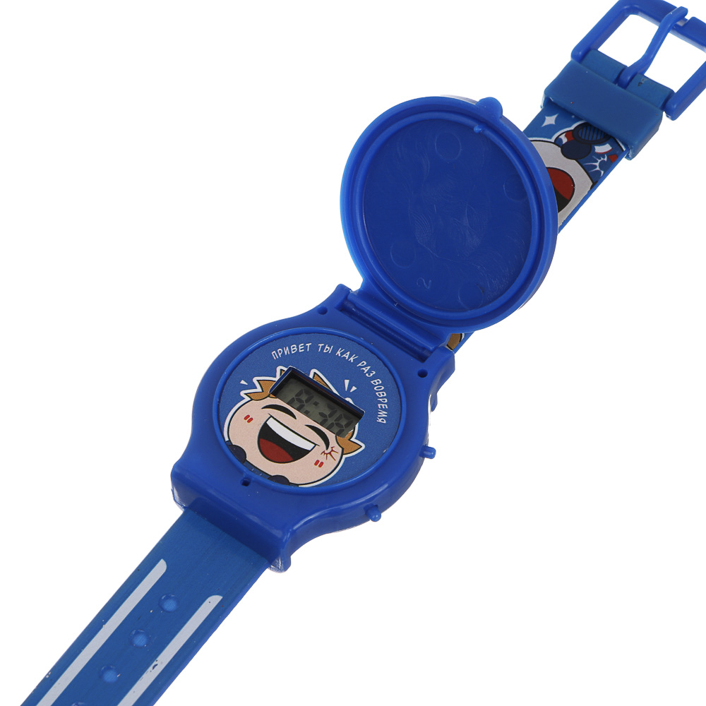 Часы детские электронные "Русские Супергерои", PVC, пластик, 1*LR41, тм BY - #7