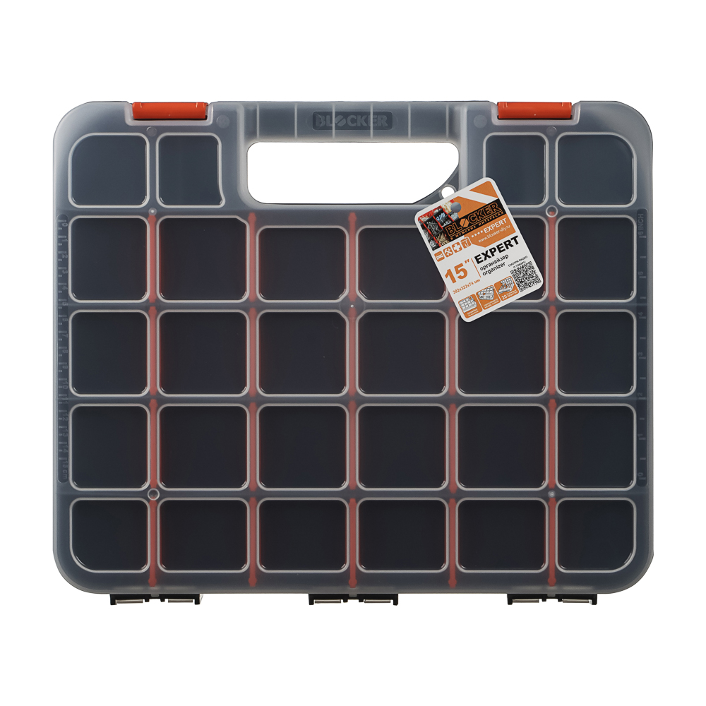 Органайзер для мелочей 15" серо-свинцовый, 382х322х74мм - #8