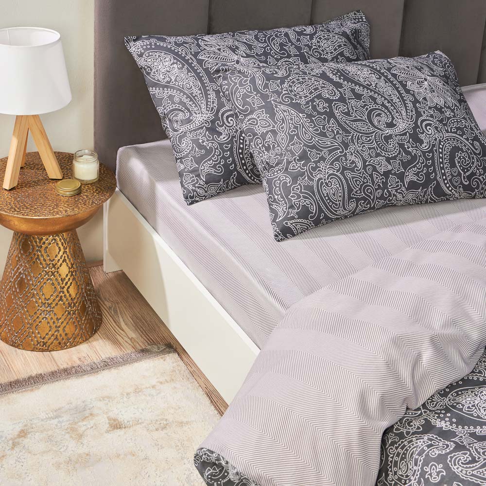 PROVANCE Фрэя Комплект постельного белья 2 (4 предмета), бязь, 100% хлопок, серый - #3