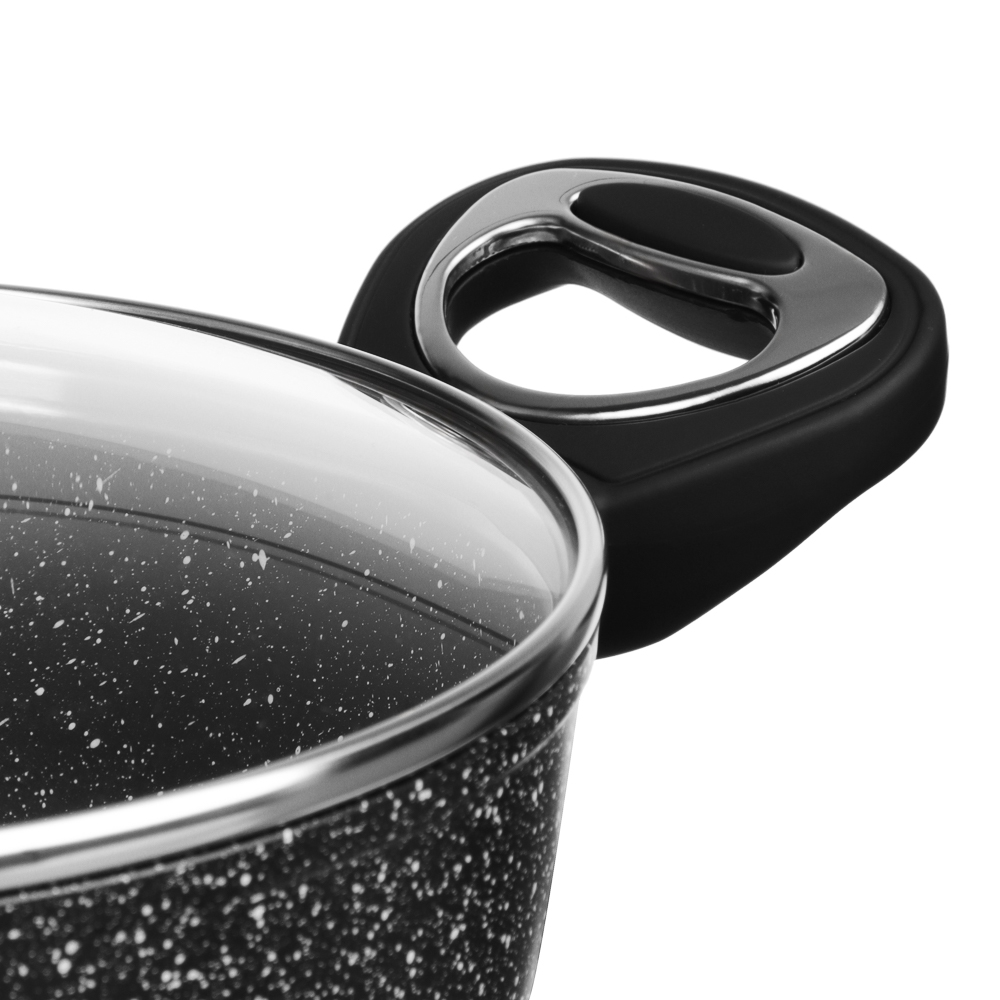 SATOSHI Танто Наб.пос.10пр, ковш+крышка 1,3л, кастр.+крышки 2,3;3,8;5,7л, сковороды 24,28см, индукц. - #9