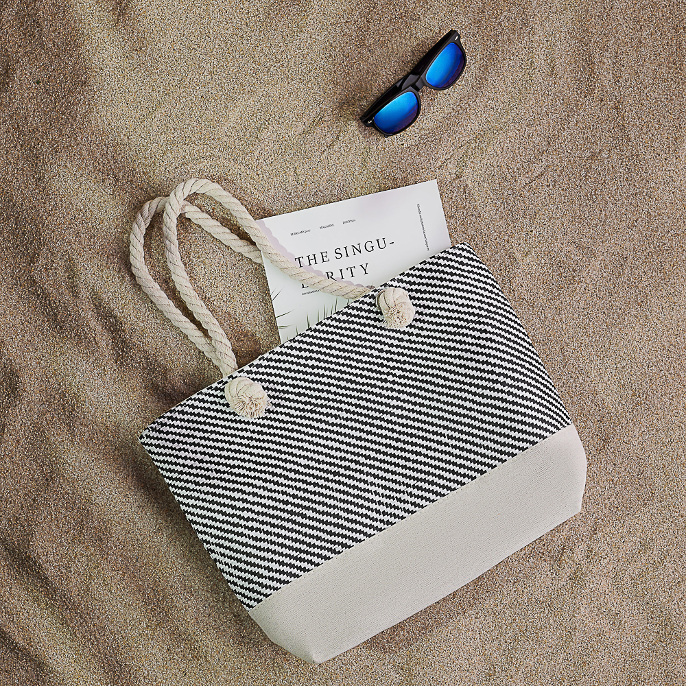 ЮL Сумка пляжная 44х33х11 см, 100% полиэстер, 3 цвета - #8