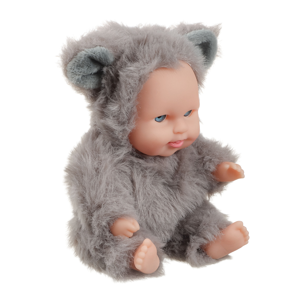 ИГРОЛЕНД Пупс в кигуруми 12 см, PVC, PP, полиэстер, 10,2х5х17 см - #28