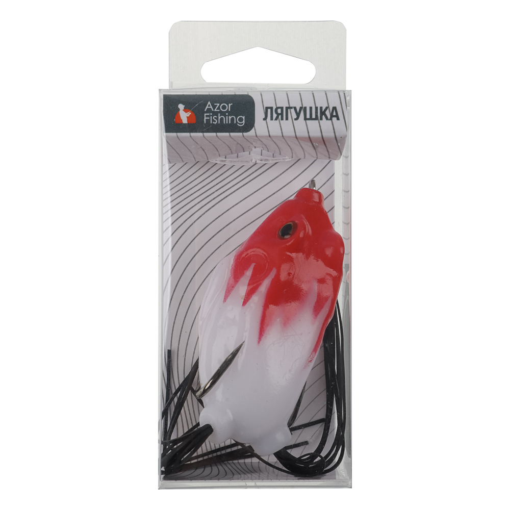 Лягушка силиконовая "Крези" тм AZOR FISHING, 55 мм, 5 цветов - #21