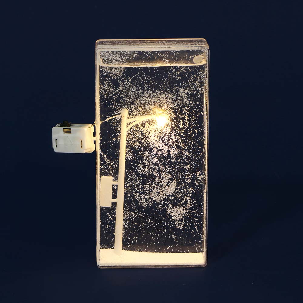 Ночник "Фонарь со снегом", 7,5х15,5х2 см, пластик, 3хLR44 - #5