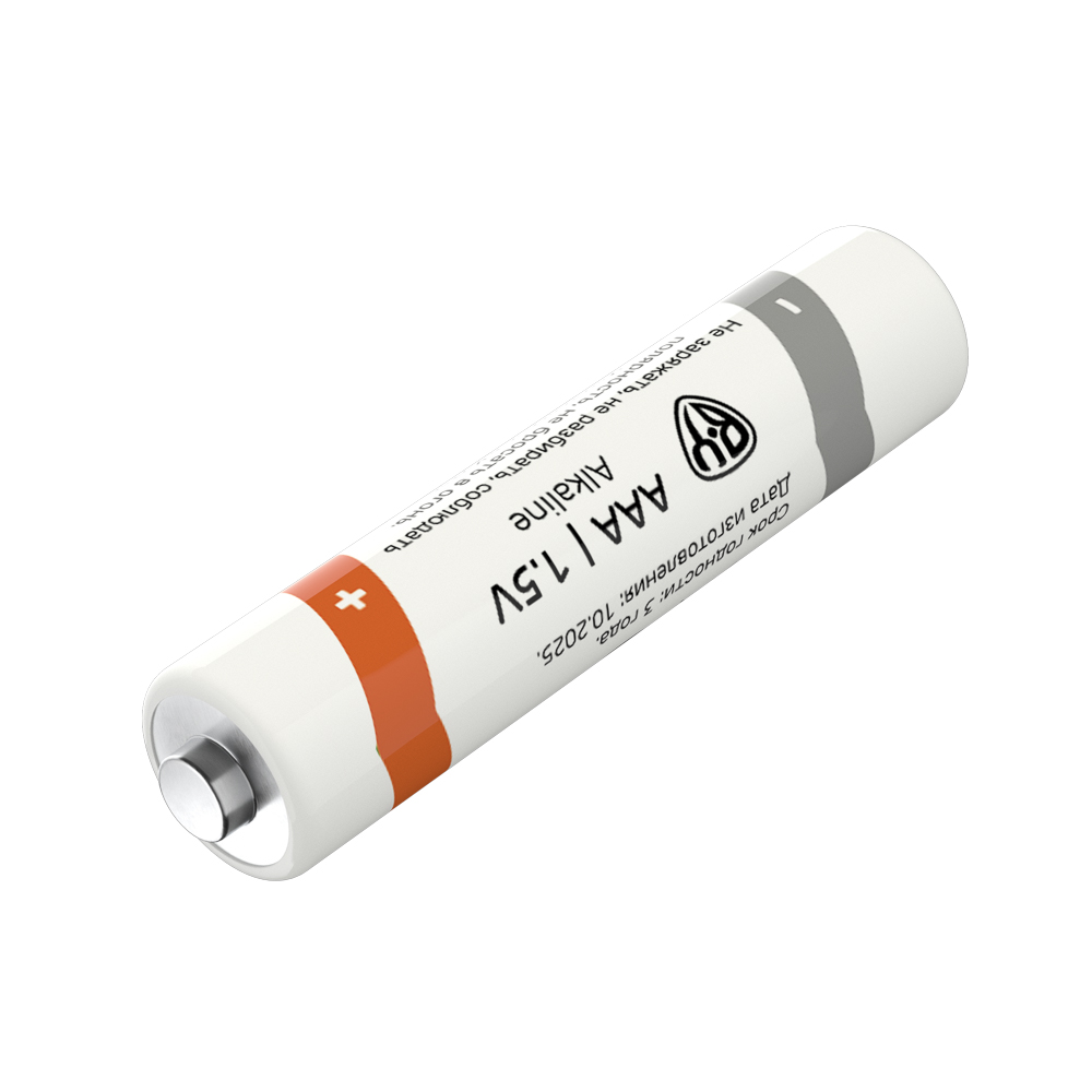 Первая цена Батарейки 4шт, тип АAA, "Alkaline" щелочная в блистере - #4