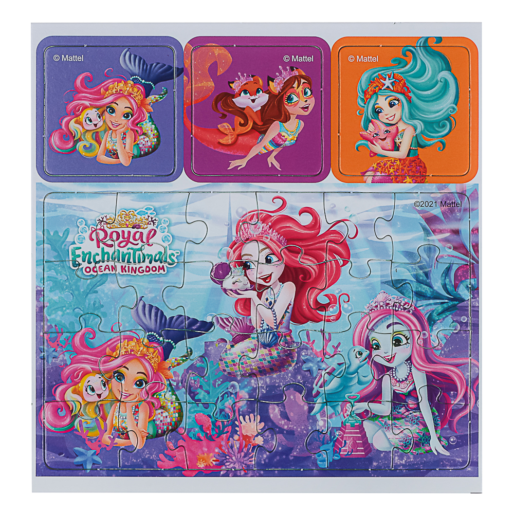 Энчантималс. Игровой наб.Мемо+5 пазлов, 18x5x18см - #12