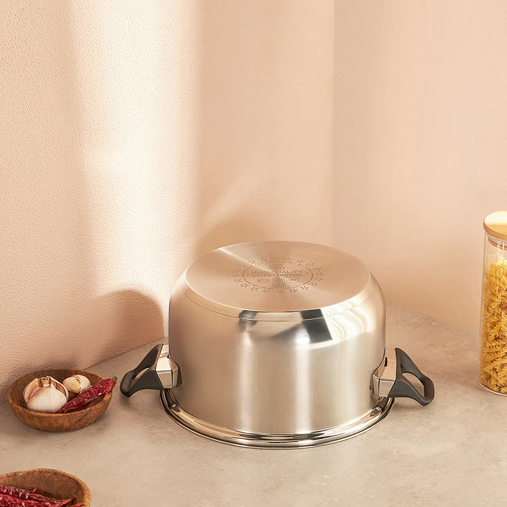 Стрейтон Кастрюля 18х10,5см, 2,1л, со стекл. крышкой - #8