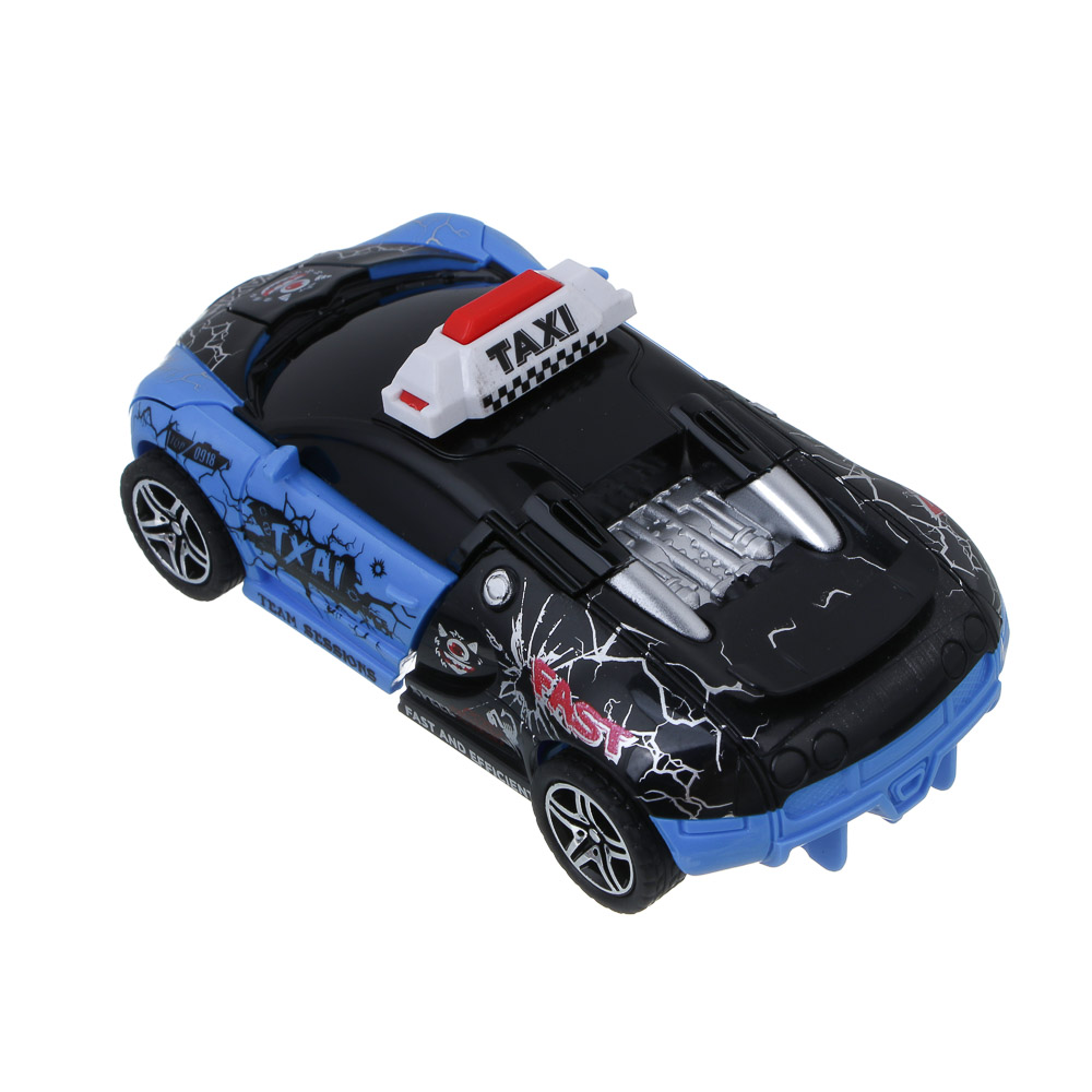 ИГРОЛЕНД Робот трансформирующийся "Герой города", инерция, ABS, 5,5х12,5х3,8 см, 3 дизайна - #10