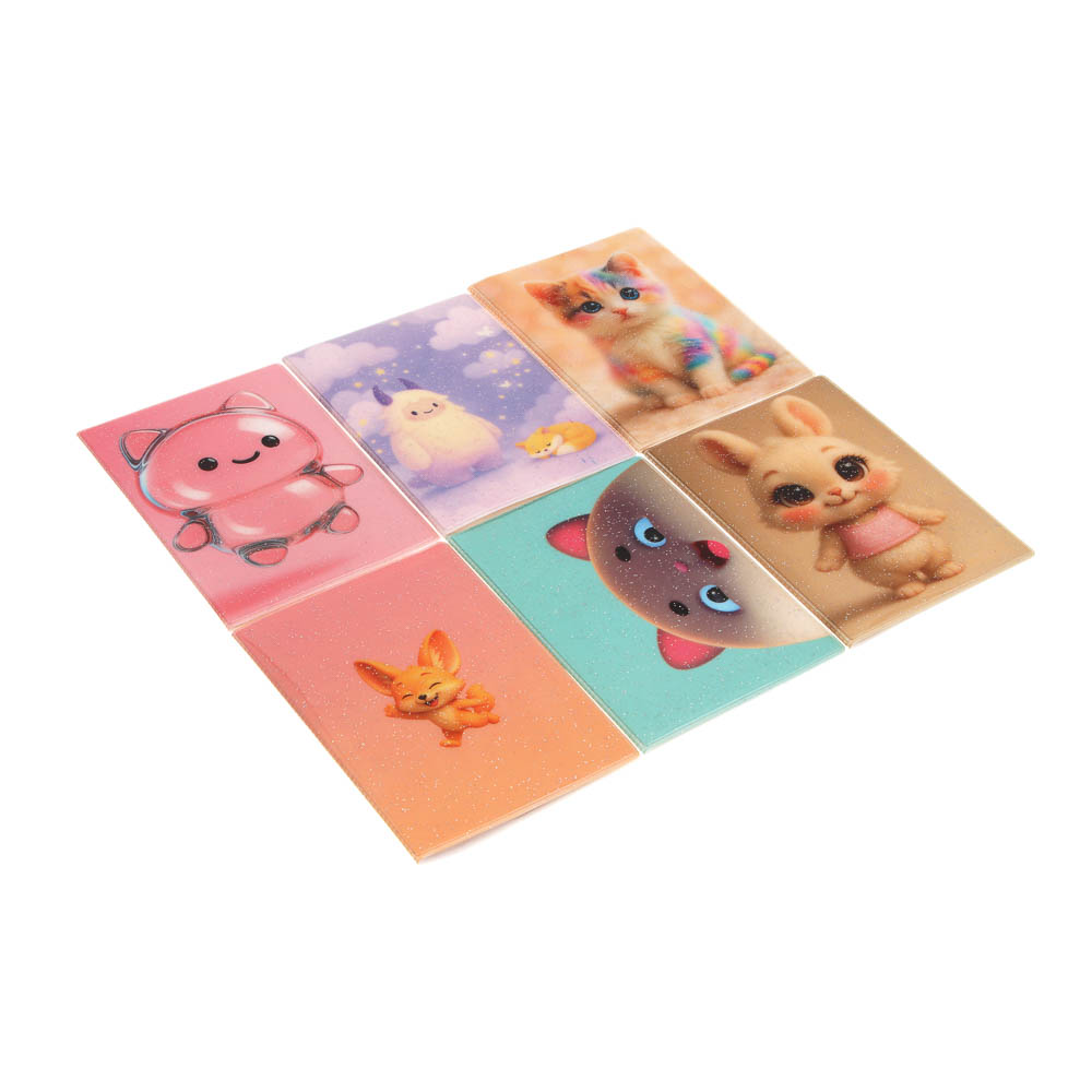 Обложка на паспорт тм ЮL с блестками, ПВХ, 13,6х9,5см, 6 дизайнов - #1