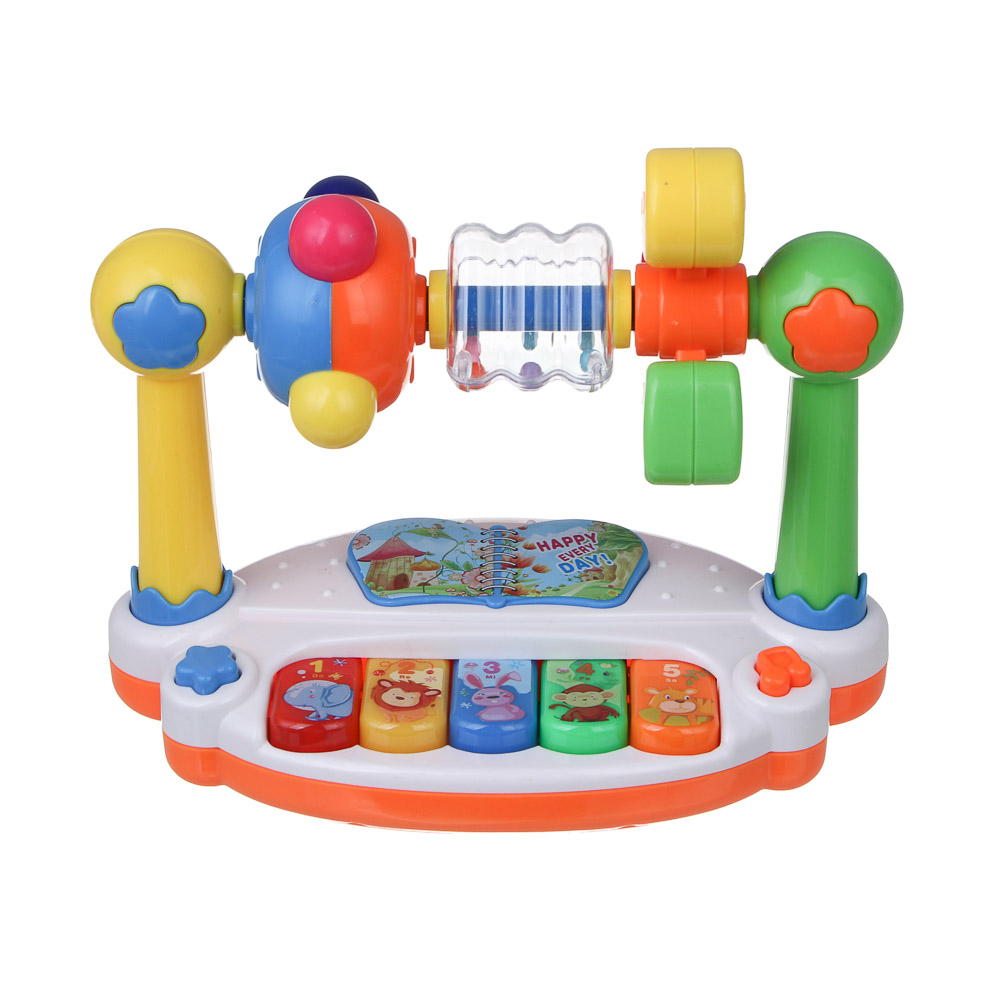 ИГРОЛЕНД Игровой центр музыкальный, свет, звук, 3хАА, ABS, 19х11,5х15 см - #4