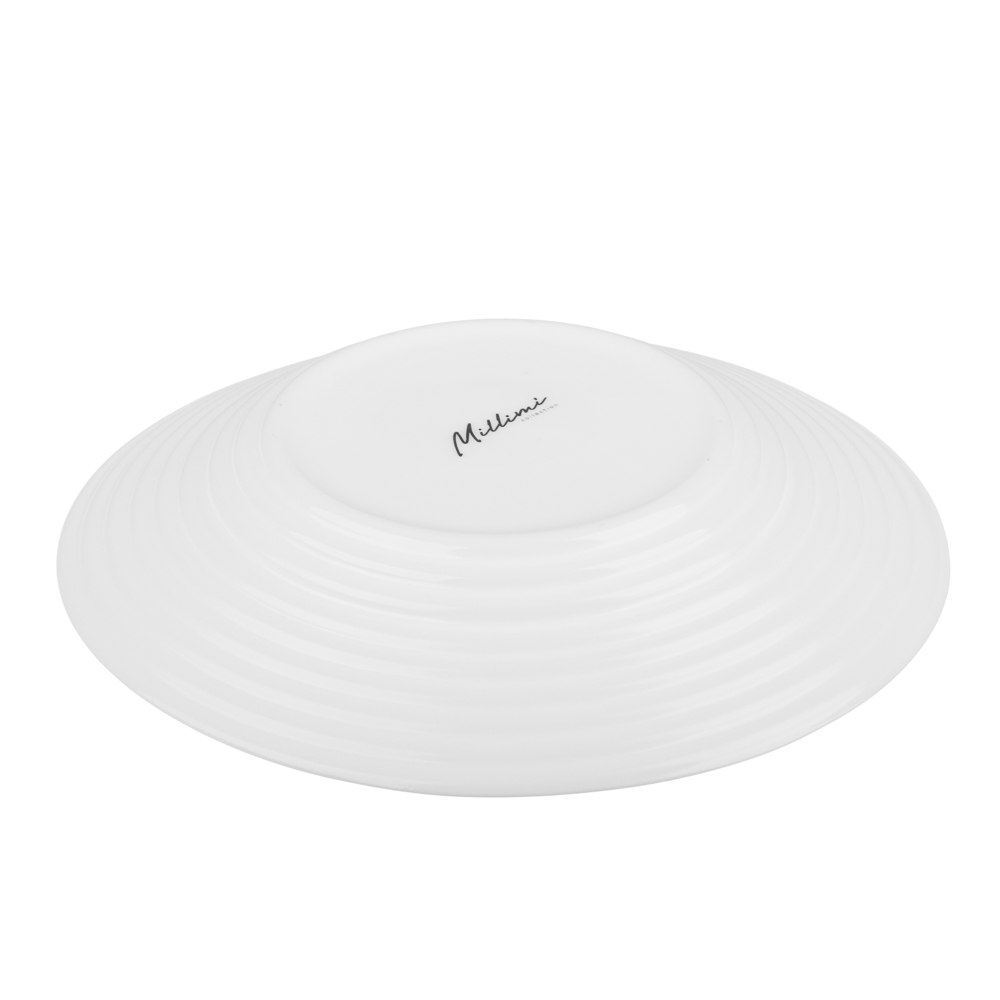 MILLIMI Бароло Тарелка суповая 21,5см белая опаловое стекло - #5