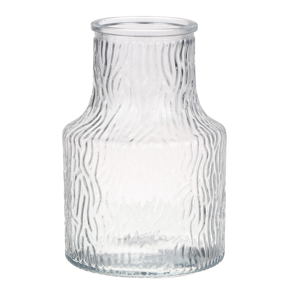Ваза, 13х19,5 см, стекло, прозрачная - #1