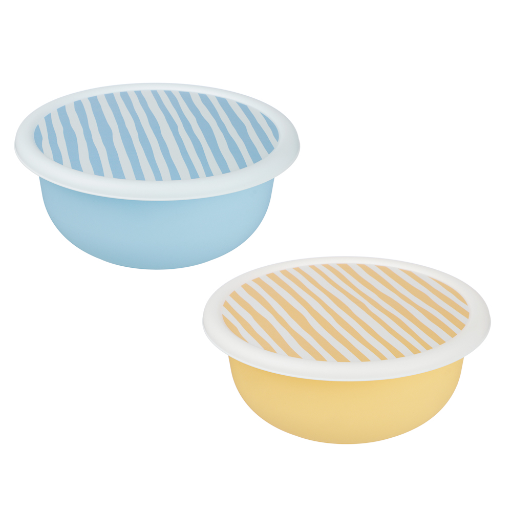 Орра Миска с крышкой 2,1л, пластик, 2 цвета - #1