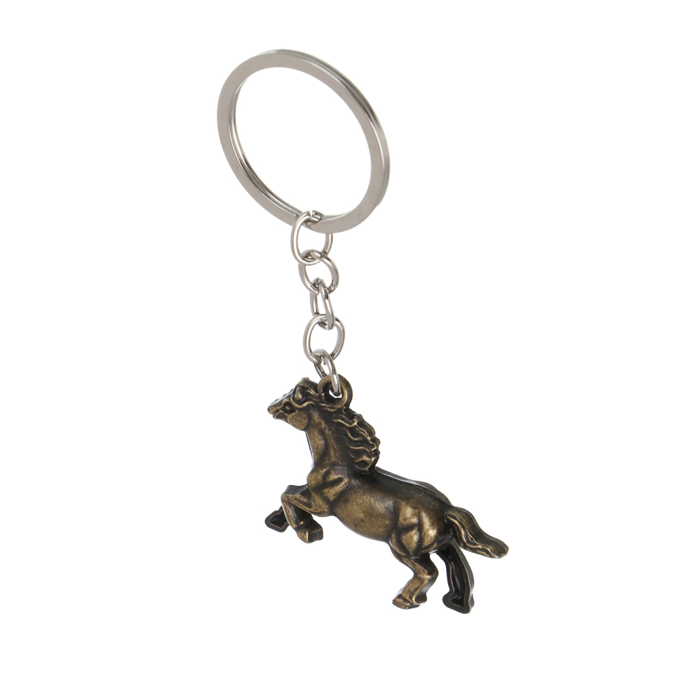 Брелок "Лошадка" тм СНОУ БУМ, 4,5x3см, металл, 3 цвета - #5