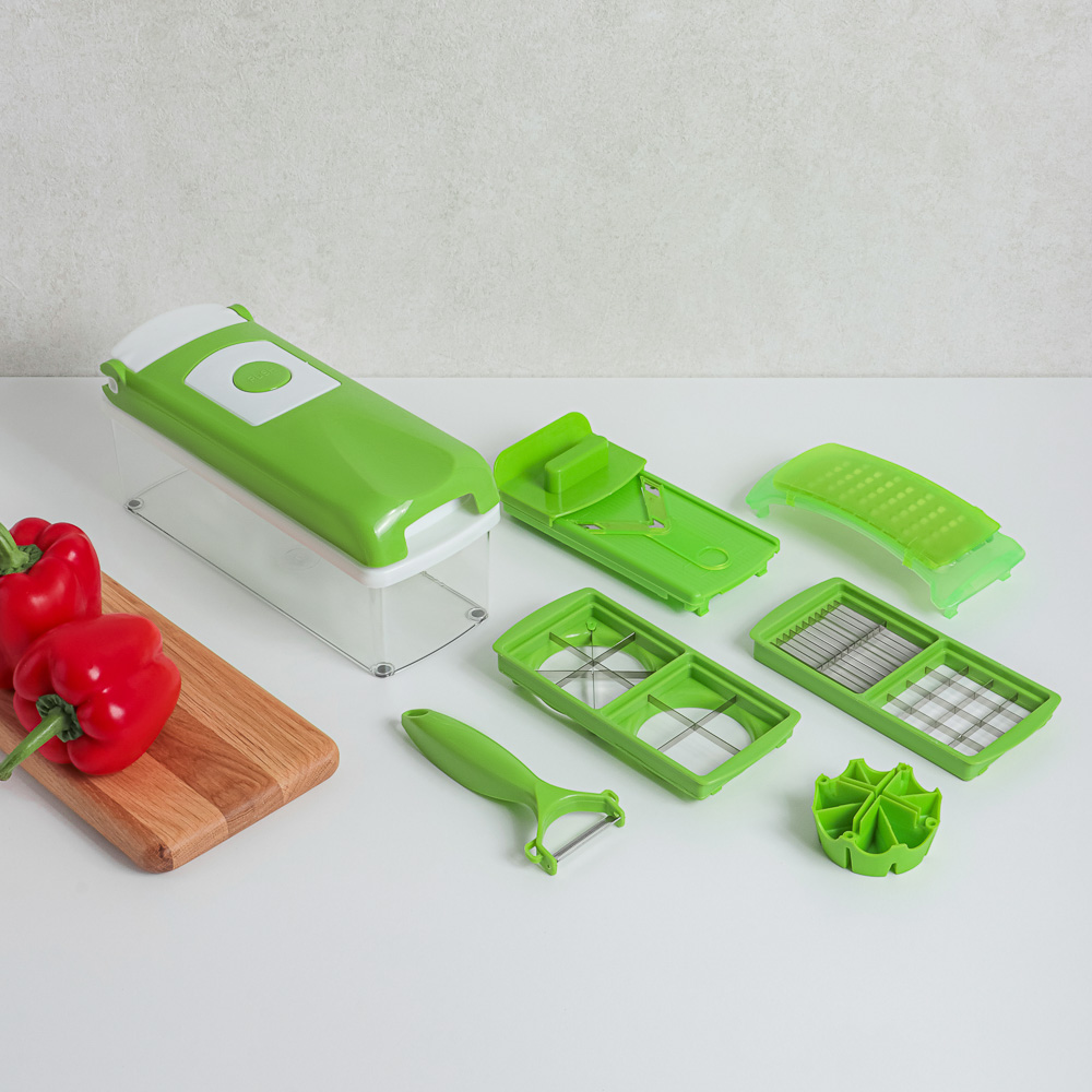 VETTA Овощерезка универсальная "Супер Слайсер", VS-288, 14 предметов - #13