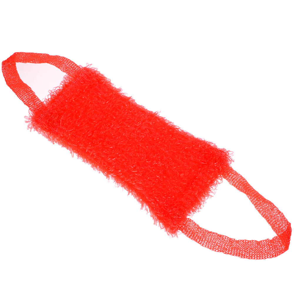 Мочалка банная с ручками массажная Люкс, ПП нить, 30x13x5см - #14