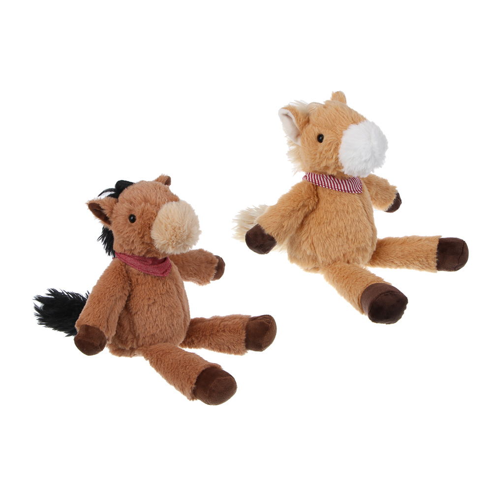 СНОУ БУМ Мягкий сувенир Лошадка 11x10x22 см, полиэстер - #1