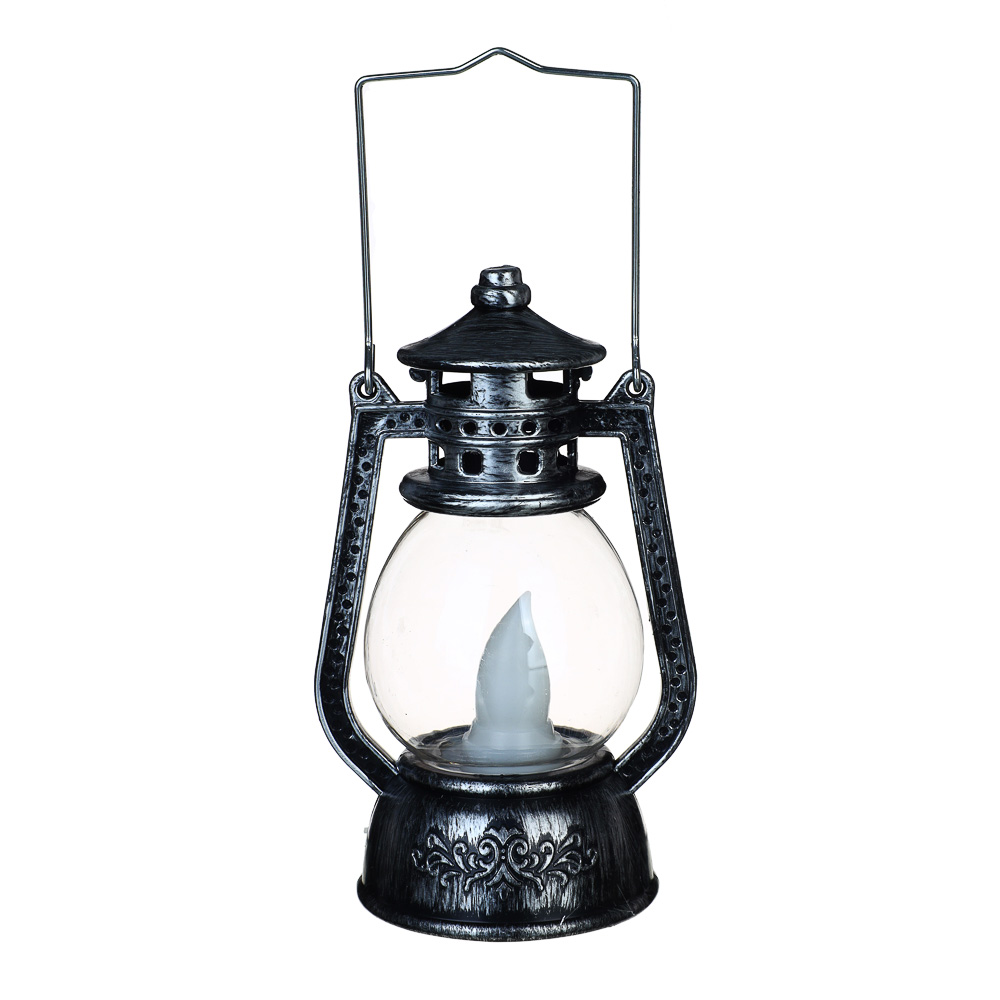 Светильник LED в виде старинного фонаря, пластик, 7x5.8x12.5 см, 3xAG13, 4 цвета - #3