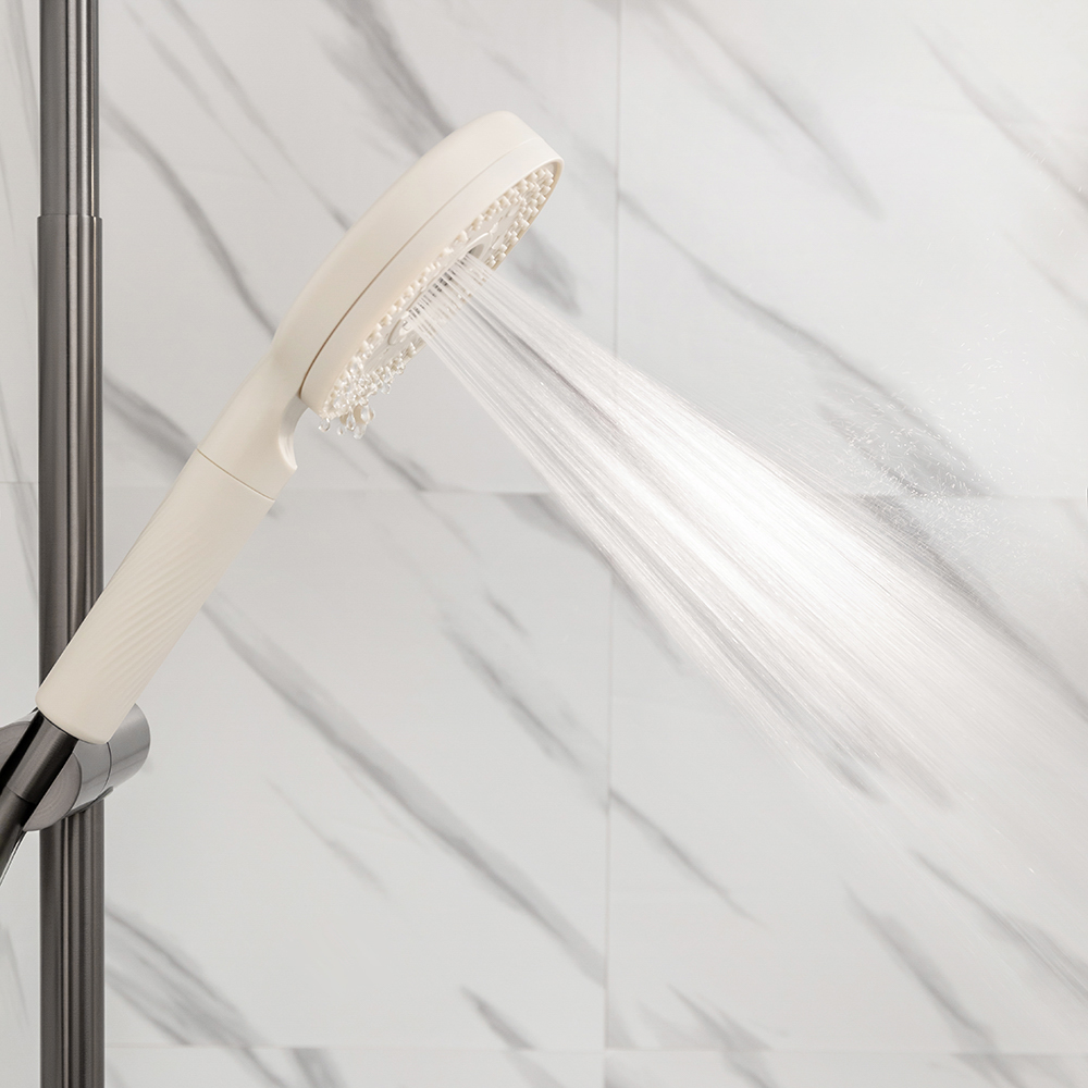 RAIN Лейка для душа, 5 режимов, 123мм, бежевый - #13